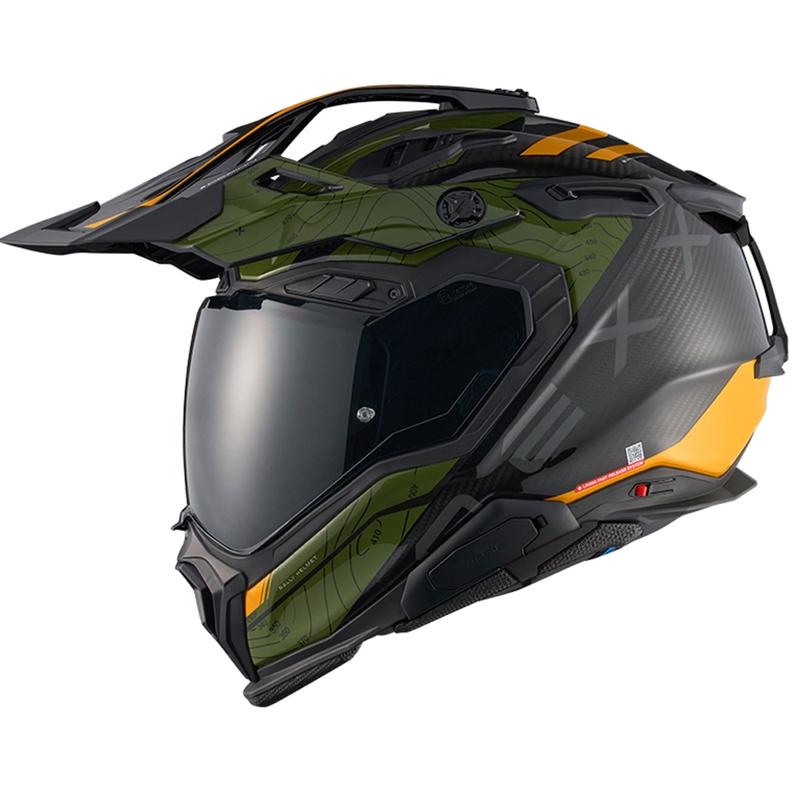 Κράνος μοτοσικλέτας Enduro Nexx X.WED3 Furka πράσινο-κίτρινο