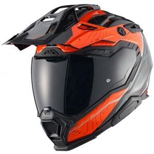 Κράνος μοτοσικλέτας Enduro Nexx X.WED3 Furka πορτοκαλί-γκρι