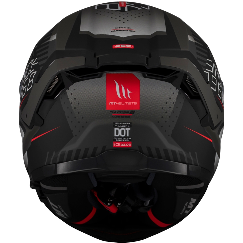 MT Thunder 4 SV Luminence ολοκληρωμένο κράνος μοτοσικλέτας μαύρο ματ