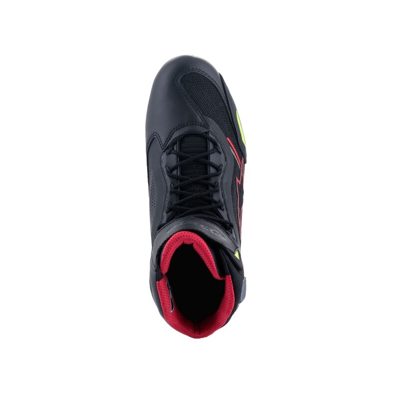 Alpinestars Faster 3 Rideknit Black-Red-Fluo Yellow-Grey μπότες μοτοσικλέτας
