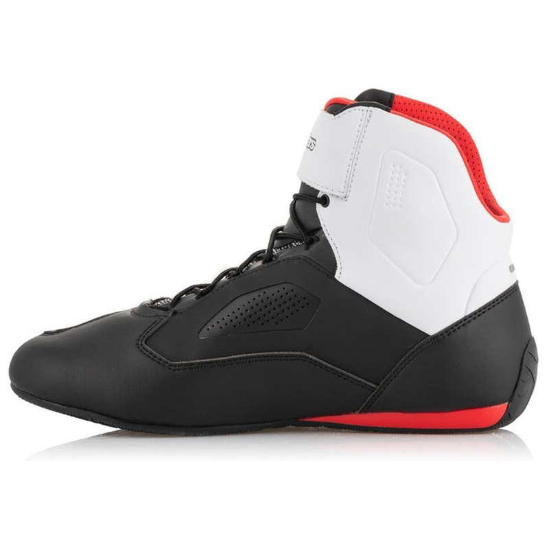 Alpinestars Faster 3 Rideknit Μπότες μοτοσικλέτας σε μαύρο, λευκό και κόκκινο χρώμα