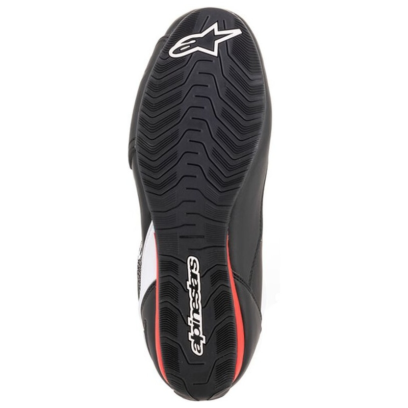 Alpinestars Faster 3 Rideknit Μπότες μοτοσικλέτας σε μαύρο, λευκό και κόκκινο χρώμα