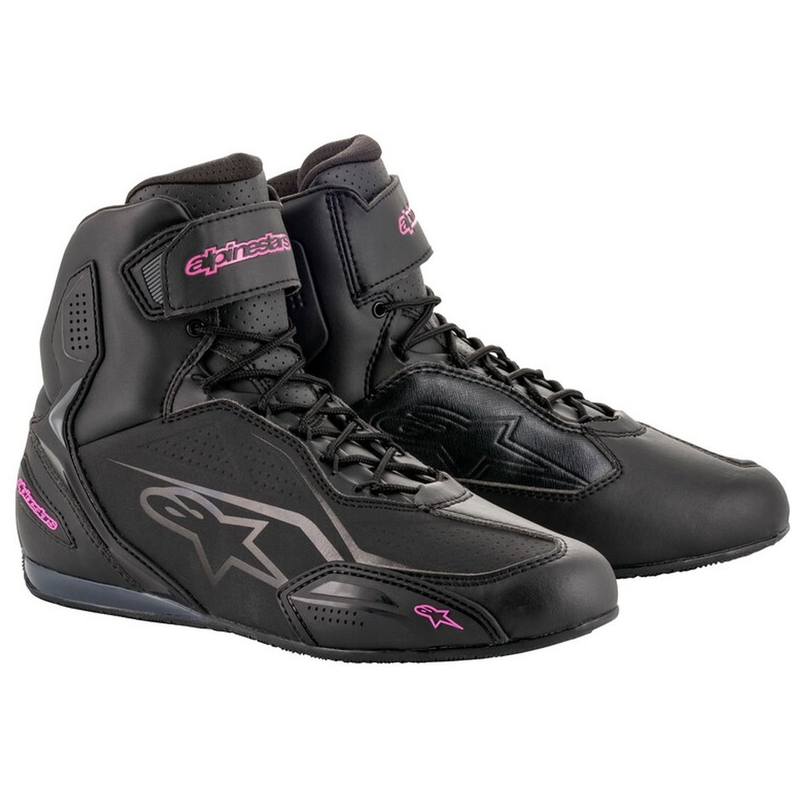 Alpinestars Stella Faster 3 Γυναικείες μπότες μοτοσικλέτας Μαύρο και Μωβ