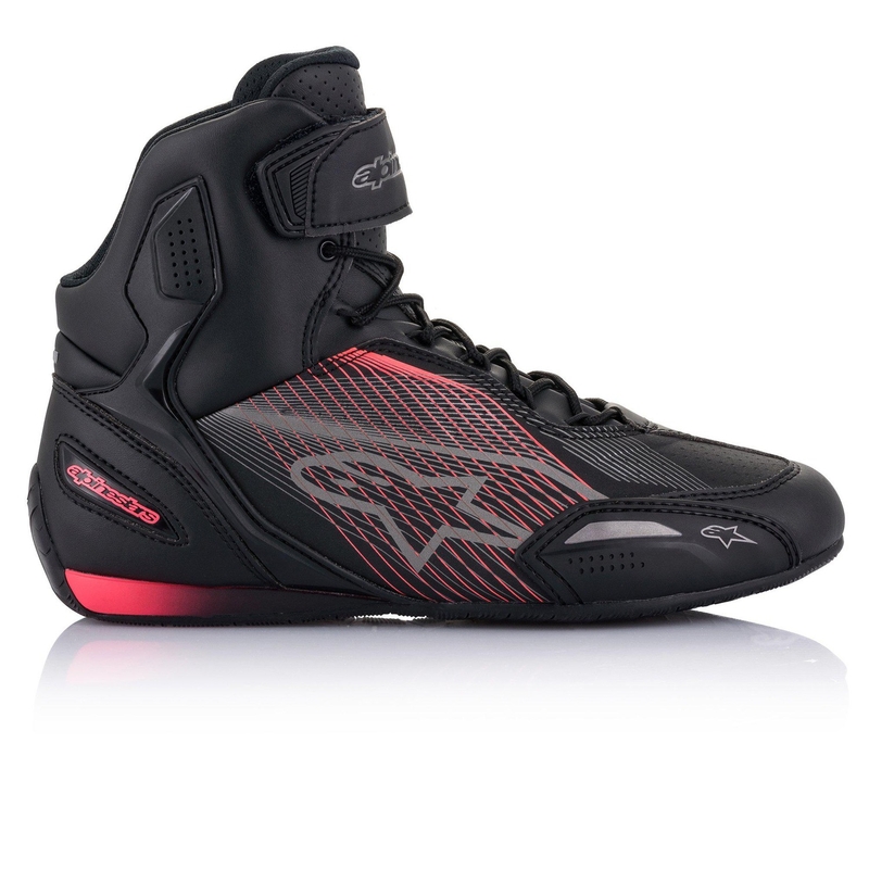 Alpinestars Γυναικείες μπότες μοτοσικλέτας Stella Faster 3 Μαύρο-Ασημί-Ροζ
