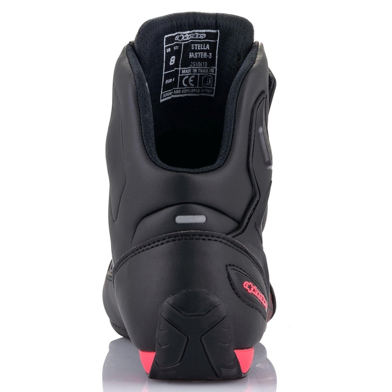 Alpinestars Γυναικείες μπότες μοτοσικλέτας Stella Faster 3 Μαύρο-Ασημί-Ροζ