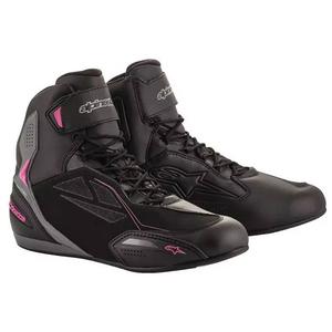 Alpinestars Γυναικείες μπότες μοτοσικλέτας Stella Faster 3 Drystar Μαύρο-Σκούρο Γκρι-Μωβ