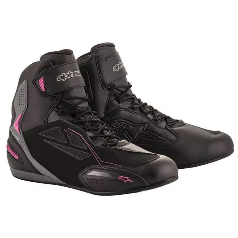 Alpinestars Γυναικείες μπότες μοτοσικλέτας Stella Faster 3 Drystar Μαύρο-Σκούρο Γκρι-Μωβ