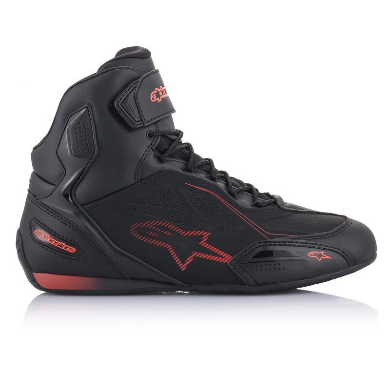 Alpinestars Faster 3 Drystar Black-Fluo Red Μπότες μοτοσικλέτας