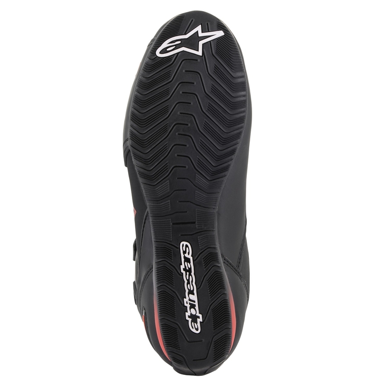 Alpinestars Faster 3 Drystar Black-Fluo Red Μπότες μοτοσικλέτας