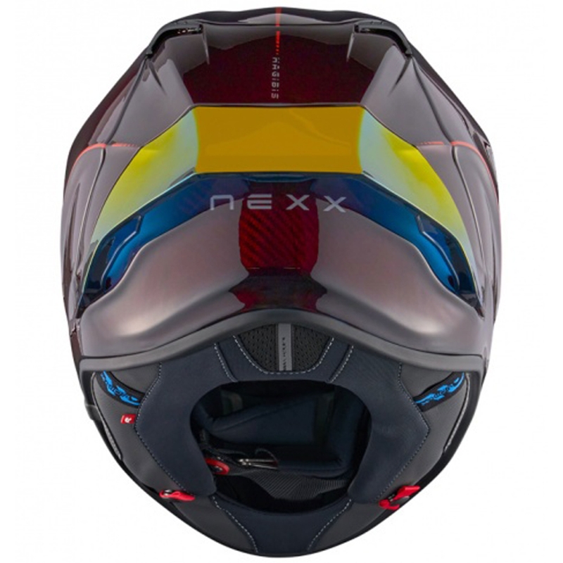 Ενσωματωμένο κράνος για μοτοσικλέτα Nexx X.R3R Hagibis Carbon κόκκινο