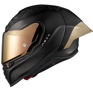 Ακέραιο κράνος μοτοσικλέτας Nexx X.R3R Zero PRO 2 Carbon ματ χρυσό