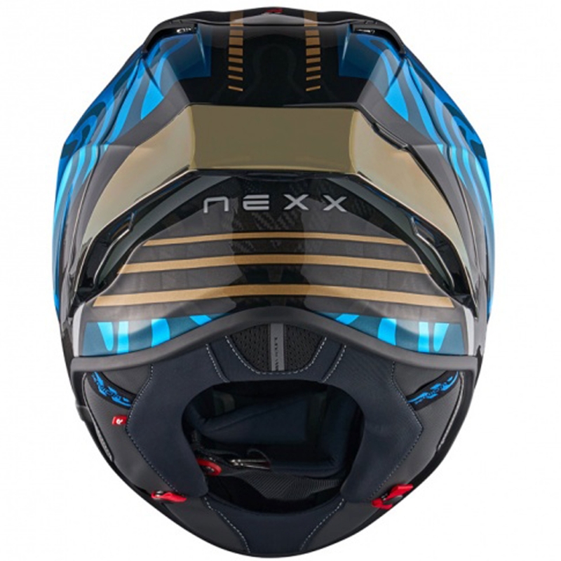Nexx X.R3R Swirl integral κράνος μοτοσικλέτας τυρκουάζ