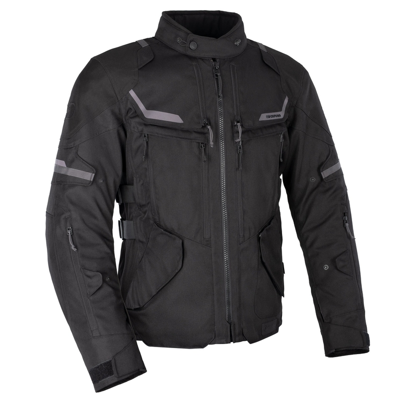 Oxford Advanced Rockland Dry2Dry μαύρο μπουφάν μοτοσικλέτας