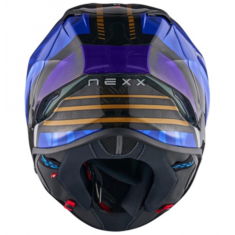 Nexx X.R3R Swirl integral κράνος μοτοσικλέτας σκούρο μπλε