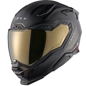 Ενσωματωμένο κράνος μοτοσικλέτας Nexx X.WST3 Zero PRO Carbon ματ χρυσό