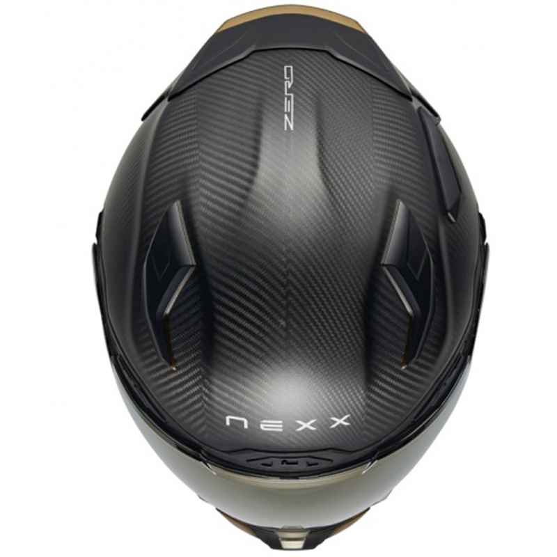 Ενσωματωμένο κράνος μοτοσικλέτας Nexx X.WST3 Zero PRO Carbon ματ χρυσό