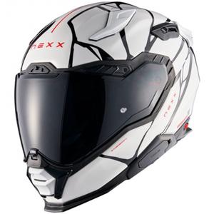 Ενσωματωμένο κράνος μοτοσικλέτας Nexx X.WST3 B-Side λευκό-μαύρο