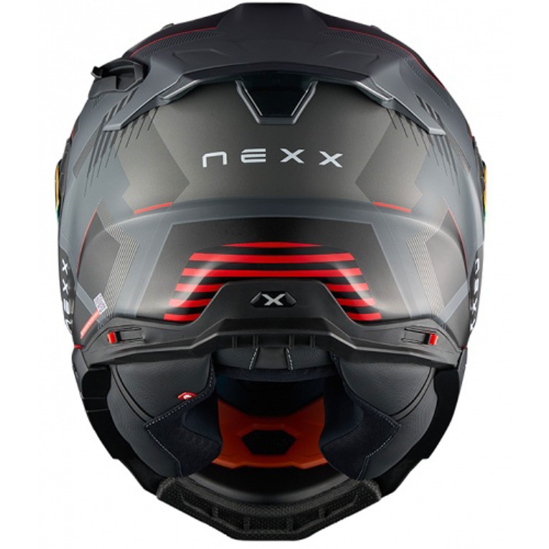 Ενσωματωμένο κράνος για μοτοσικλέτα Nexx X.WST3 Fluence γκρι-κόκκινο προσφορά