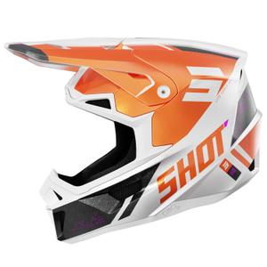 Κράνος Motocross Shot Lite Ultra pearl orange