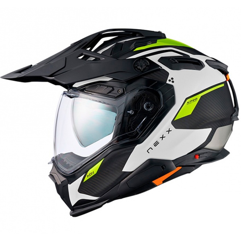 Κράνος Enduro Nexx X.WED3 Keyo λευκό-φλούο πράσινο προσφορά