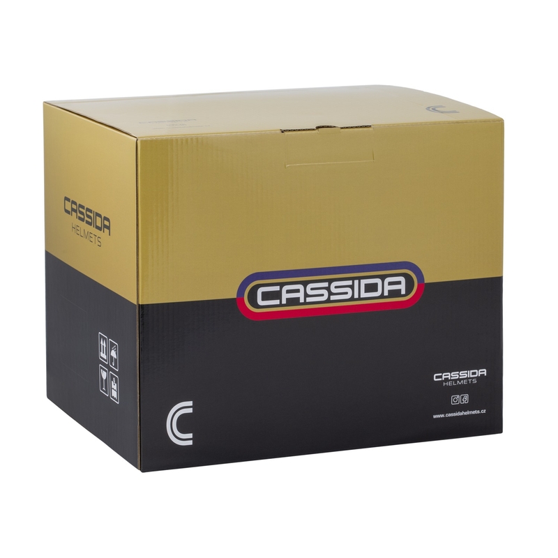 Κράνος μοτοσυκλέτας Cassida Oxygen 2.0 Rondo ανοιχτής όψης μαύρο-ασημί ματ