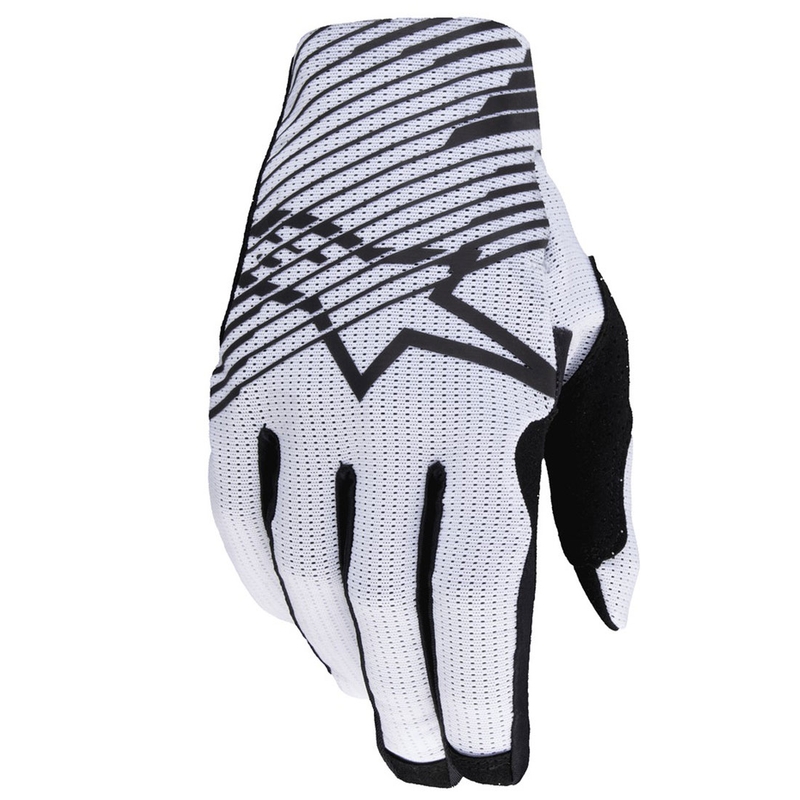 Γάντια μοτοκρός Alpinestars Radar Pro σε λευκό χρώμα