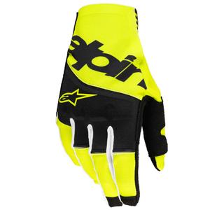 Γάντια μοτοκρός Alpinestars Techstar μαύρο-fluo κίτρινο