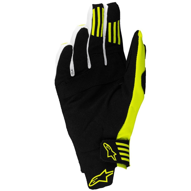 Γάντια μοτοκρός Alpinestars Techstar μαύρο-fluo κίτρινο