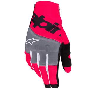 Γάντια μοτοκρός Alpinestars Techstar μαύρο-fluo ροζ