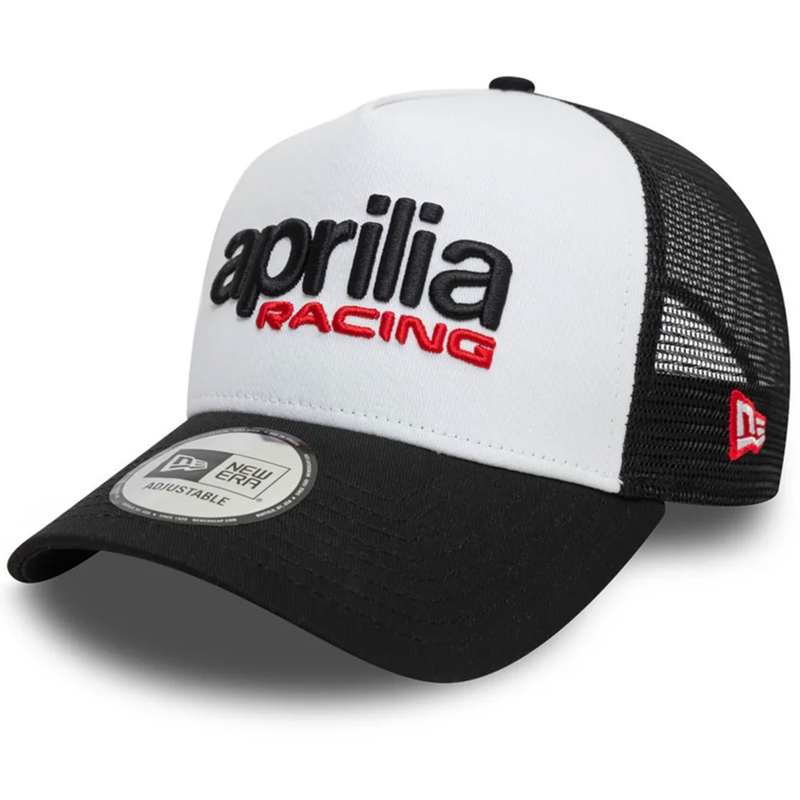 Καπέλο Aprilia Trucker λευκό-μαύρο