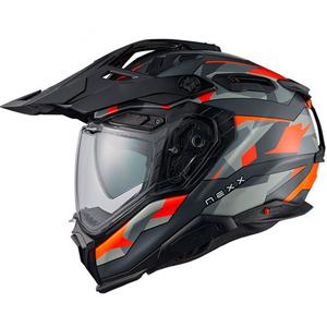 Κράνος Enduro Nexx X.WED3 Trailmania πορτοκαλί-γκρι