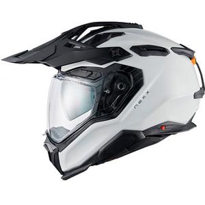 Κράνος Enduro Nexx X.WED3 Απλό μαργαριταρένιο λευκό