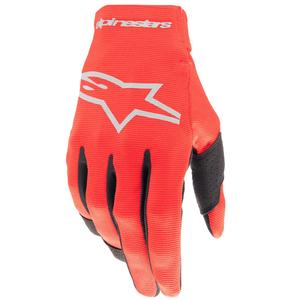 Alpinestars Radar Kids Motocross Gloves Red-Silver