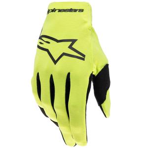 Παιδικά γάντια μοτοκρός Alpinestars Radar fluo κίτρινο-μαύρο