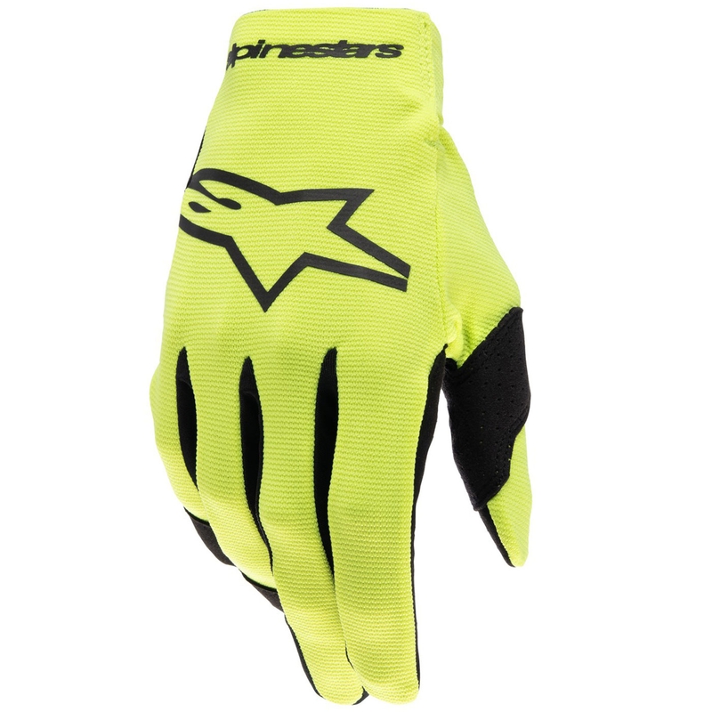 Παιδικά γάντια μοτοκρός Alpinestars Radar fluo κίτρινο-μαύρο