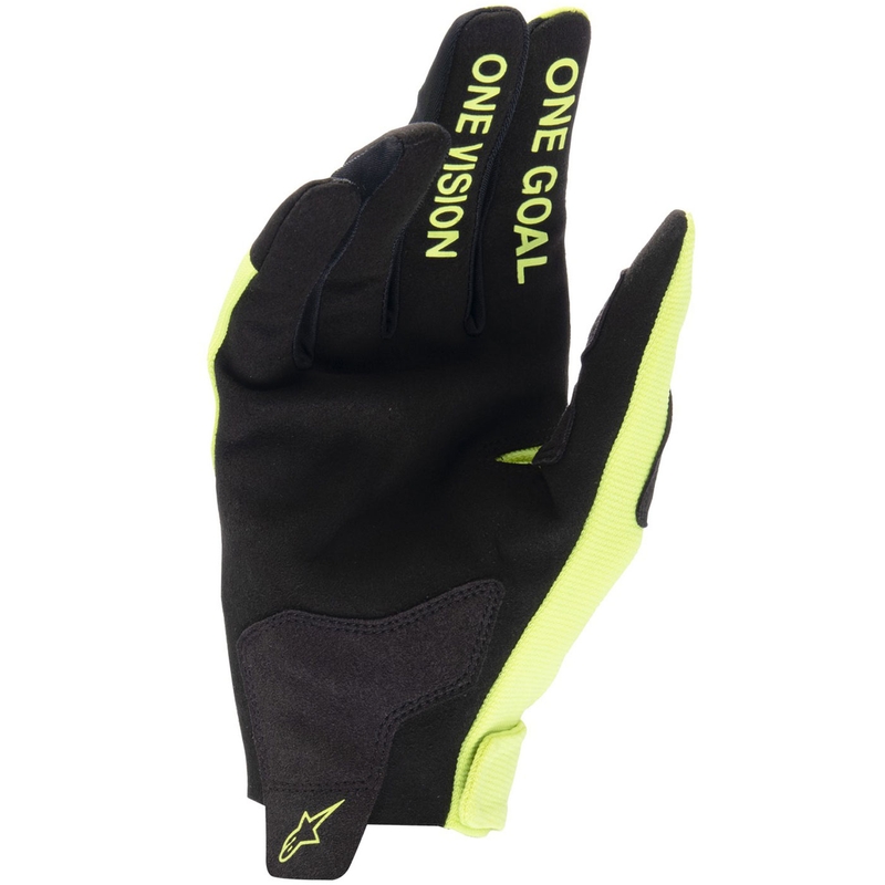 Παιδικά γάντια μοτοκρός Alpinestars Radar fluo κίτρινο-μαύρο