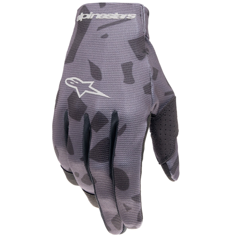 Alpinestars Radar Kids Motocross Gloves Grey Camo-Black