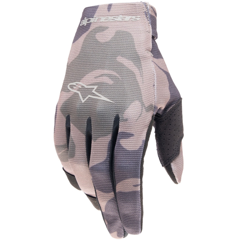 Alpinestars Radar Kids Motocross Gloves Green Camo-Brown