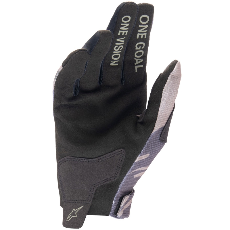 Alpinestars Radar Kids Motocross Gloves Green Camo-Brown