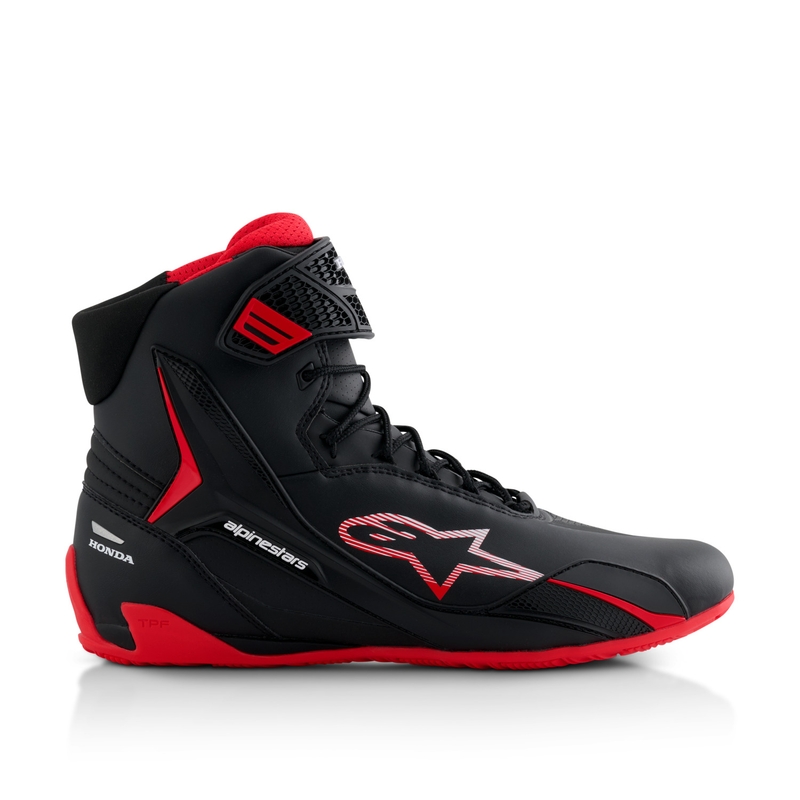 Alpinestars Faster-4 μπότες μοτοσικλέτας HONDA collection μαύρο και κόκκινο