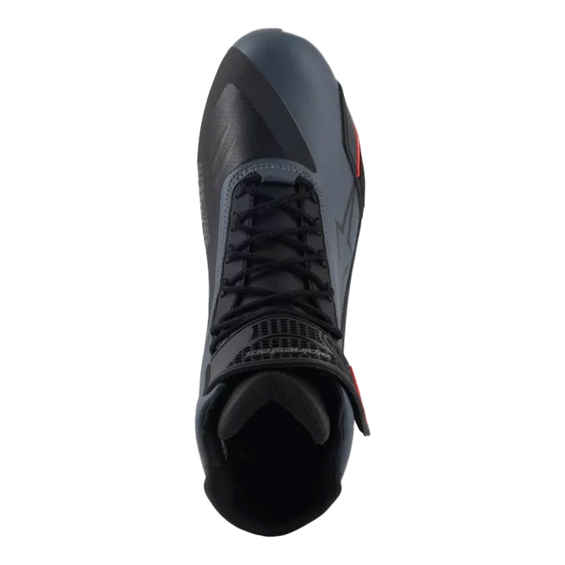 Μπότες μοτοσικλέτας Alpinestars Faster-4 μαύρο-γκρι-fluo κόκκινο