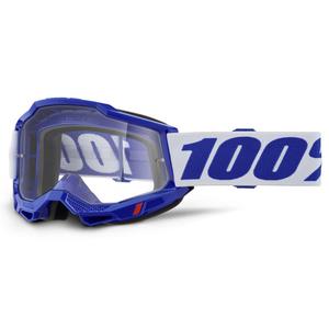 Γυαλιά Motocross 100% ACCURI 2 μπλε με διάφανο plexiglass