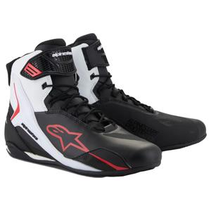 Μπότες μοτοσικλέτας Alpinestars Faster-4 μαύρο-άσπρο-κόκκινο