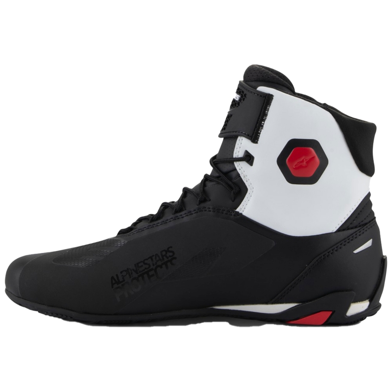 Μπότες μοτοσικλέτας Alpinestars Faster-4 μαύρο-άσπρο-κόκκινο
