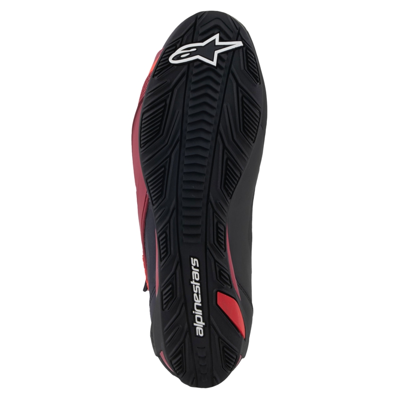 Μπότες μοτοσικλέτας Alpinestars Faster-4 μαύρο-άσπρο-σκούρο κόκκινο