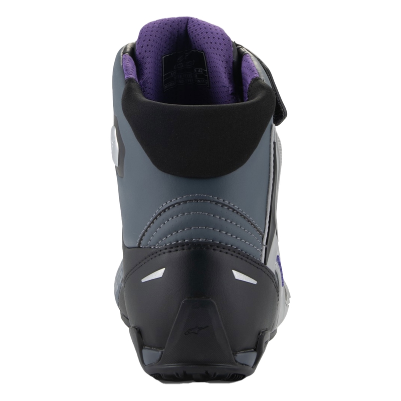 Γυναικείες μπότες μοτοσικλέτας Alpinestars Stella Faster-4 μαύρο-γκρι-μωβ