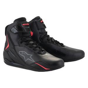Γυναικείες μπότες μοτοσικλέτας Alpinestars Stella Faster-4 μαύρο-ροζ