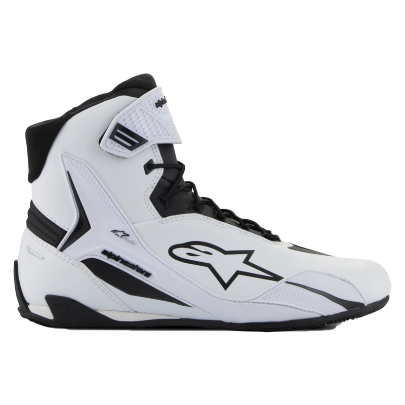 Γυναικείες μπότες μοτοσικλέτας Alpinestars Stella Faster-4 άσπρο-μαύρο