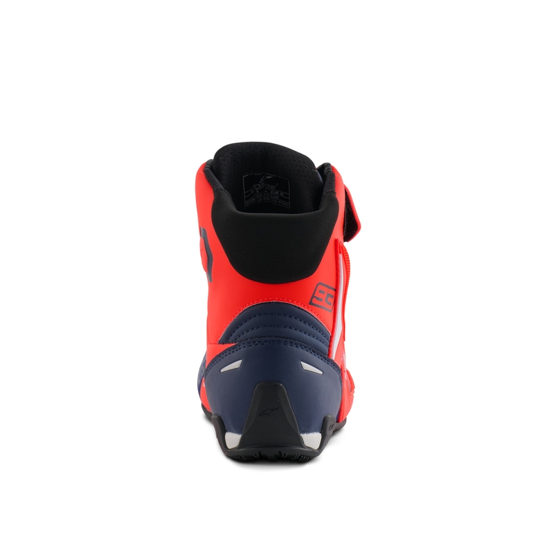 Alpinestars Faster-4 μπότες μοτοσυκλέτας MM93 συλλογή fluo κόκκινο-μπλε-λευκό