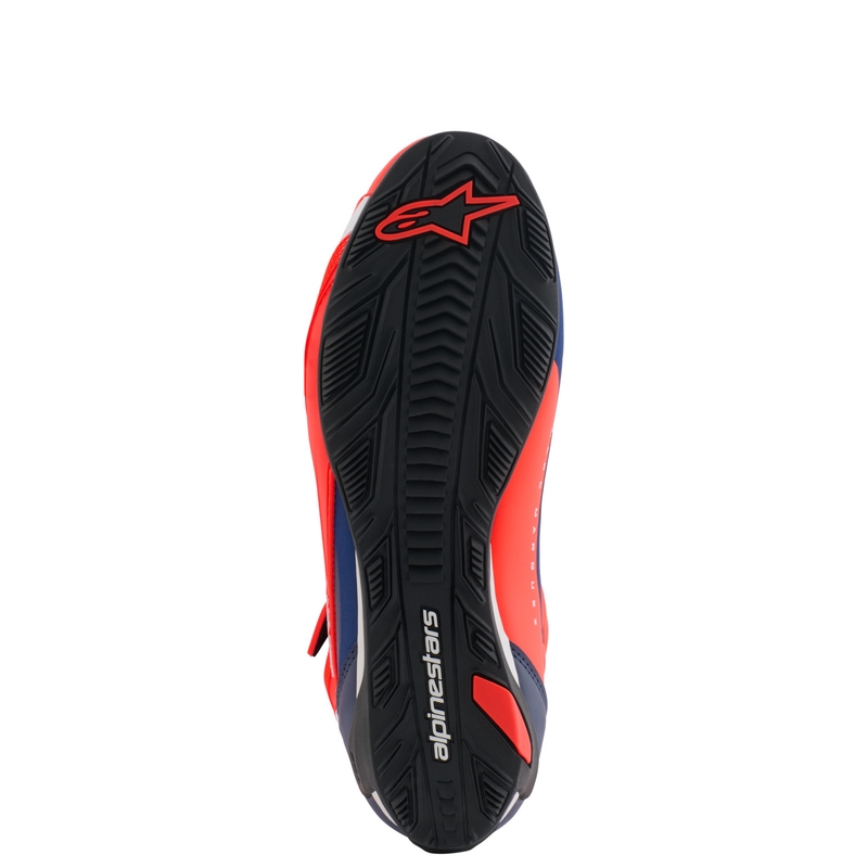 Alpinestars Faster-4 μπότες μοτοσυκλέτας MM93 συλλογή fluo κόκκινο-μπλε-λευκό